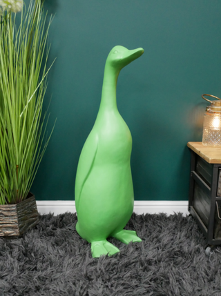 Green Duck Garden Ornament