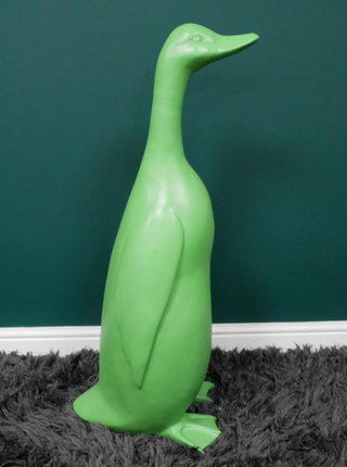 Green Duck Garden Ornament