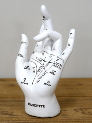 White Hand Ornament