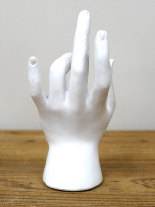 White Hand Ornament