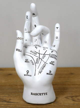 White Hand Ornament
