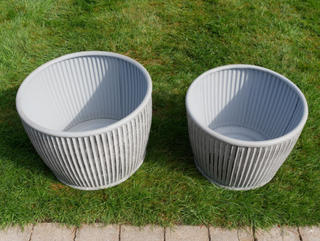 Set of 2 Galvanised Dolly Tubs