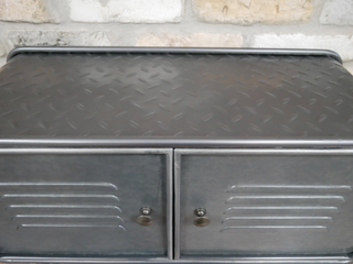 Industrial Metal Rustic Bedside Table
