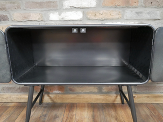 Industrial Metal Rustic Bedside Table
