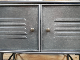 Industrial Metal Rustic Bedside Table
