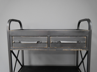 Industrial Metal Bookcase Cabinet