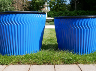 Set Of 2 Blue Dolly Tubs