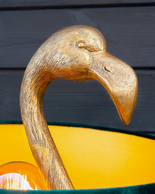 Gold Flamingo Floor Lamp