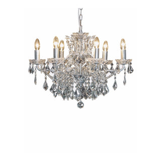 Silver 6 Branch Chandelier