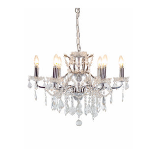 Chrome 6 Branch Chandelier