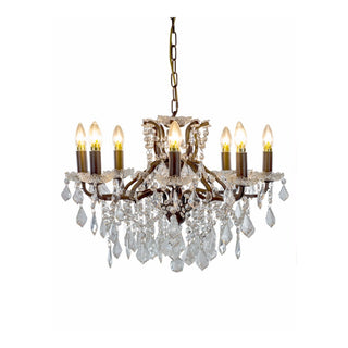 Bronze 8 Branch Chandelier