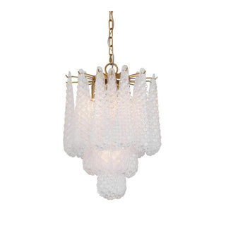 The Suki Glass & Brass Chandelier