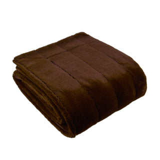 Empress Faux Fur Throw Brown