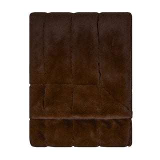 Empress Faux Fur Throw Brown