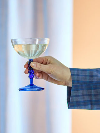Noemi Cocktail Glass, Blue, Glass - image 3